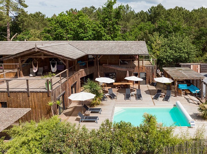 DJI_0317 - Ô Lac Lacanau Chambres d'hôtes et Bien-Être