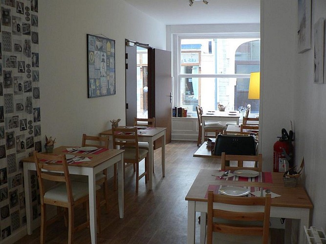 Hôtel les Alizés Salle Petit déjeuner