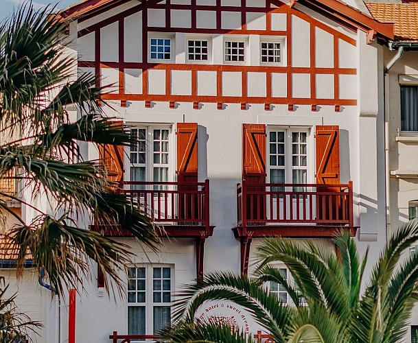 Palmito Biarritz palmier façade