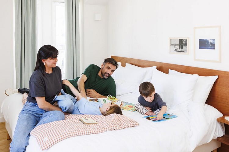 Alfred Hôtels Les Halles chambre familiale@AliceCasenave