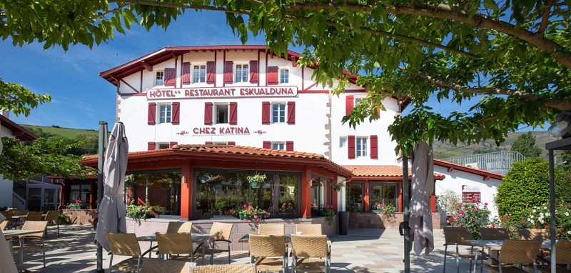 Hôtel Eskualduna - façade - Saint Martin d'Arrossa