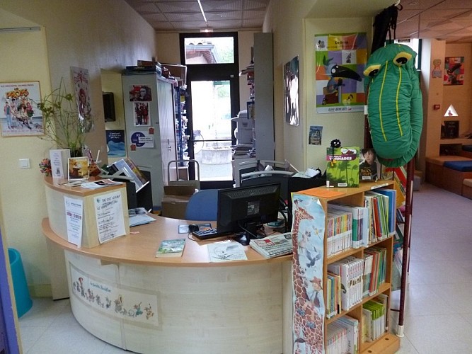 Médiathèque de Champagnac Accueil