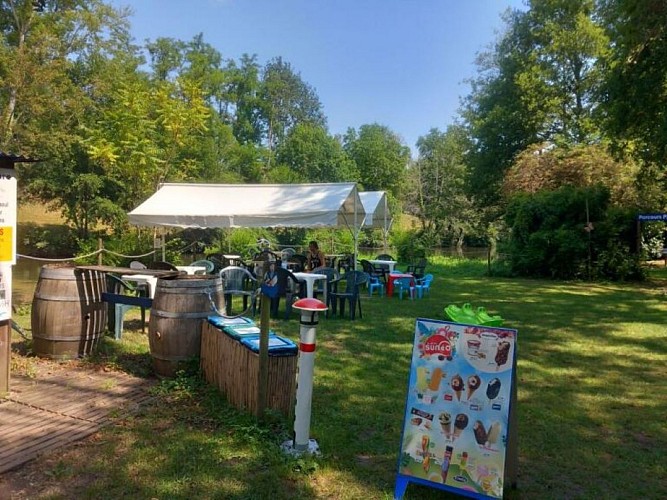 snack - port miniature de Bergerac