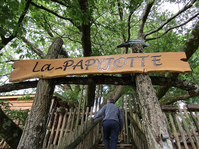Cabane Papyjotte - bienvenue