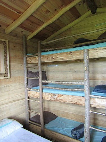 Cabane Papyjotte - 3 lits superposés