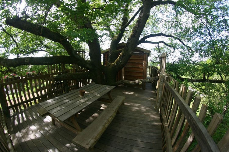 Cabane Papyjotte - terrasse privée