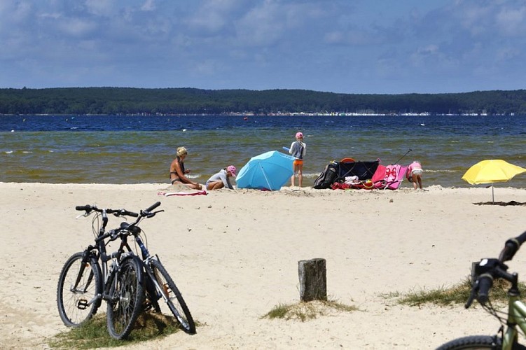 Lac de Biscarrosse_plage_sable