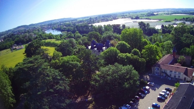 Parc du Château Marith - Vue aérienne - ©Château Marith