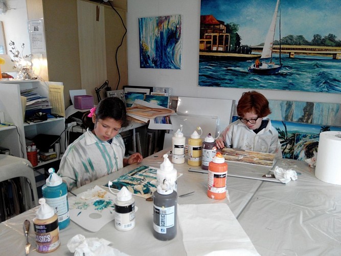 Galerie - Atelier de peinture - Isabelle Geli