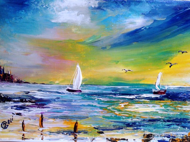 Galerie - Atelier de peinture - Isabelle Geli