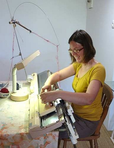 la machine à tricoter