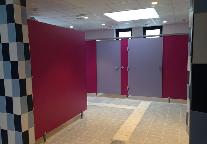 Centre aqualudique piscine Saint Jean Pied de Port - vestiaires
