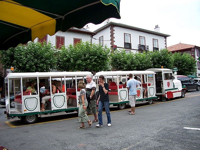 Petit train touristique de Saint Jean Pied de Port - groupe