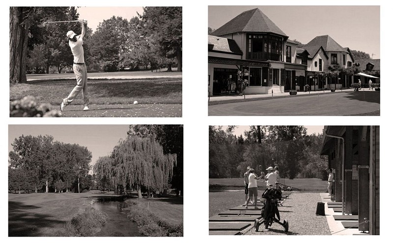 Pau Golf Club - Billère - cadre noir et blanc