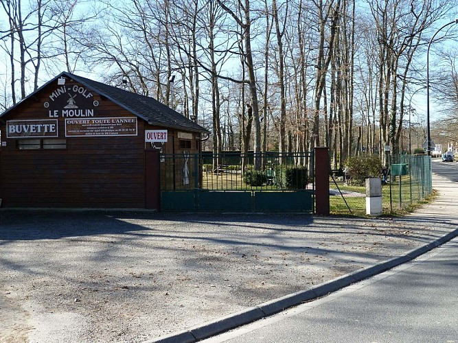 mini golf - accueil