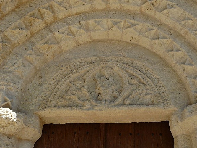 Eglise de Faye à Ribérac - Portail