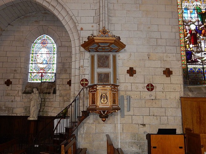 Eglise Saint-Laurent Mareuil intérieur