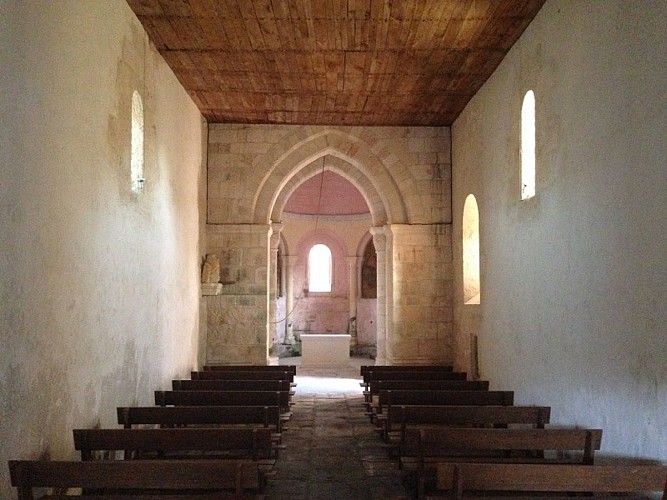Eglise de Boulouneix intérieur
