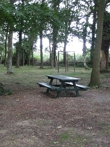 Aire de pique-nique bois de lacq