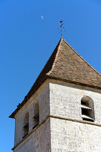 Eglise Saint-Etienne (Beaussac) clocher