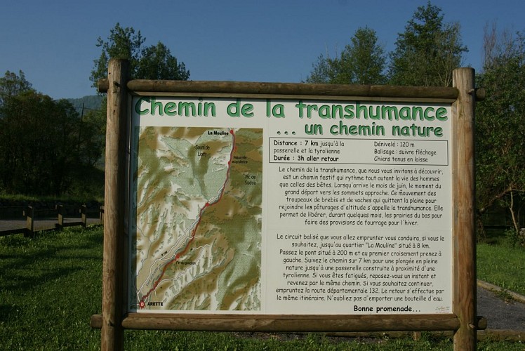 Espace détente Le vert à l'oeil - Chemin de la Transhumance