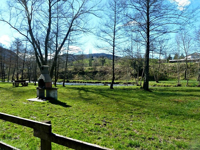 Espace detente Le vert a l oeil-Barbecue