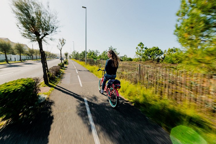Piste cyclable "Boulevard des Plages"