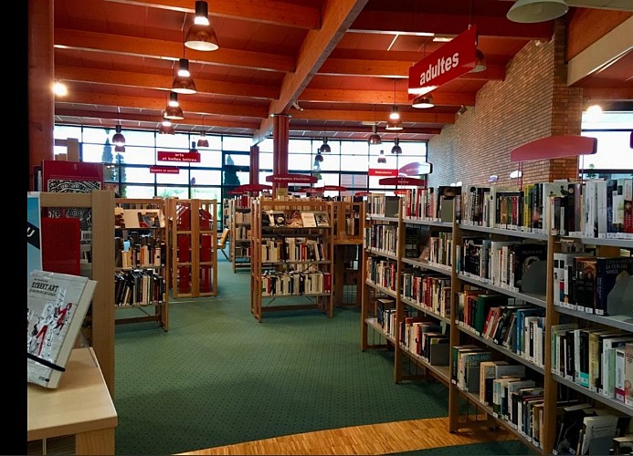 Médiathèque - Lons - coin adultes