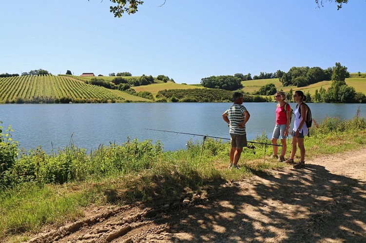 lac Aydie vic-bilh pêche madiran
