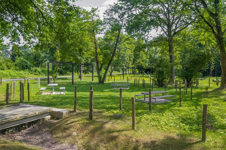 Aire de pique-nique - Beyrie en Béarn - le site 1