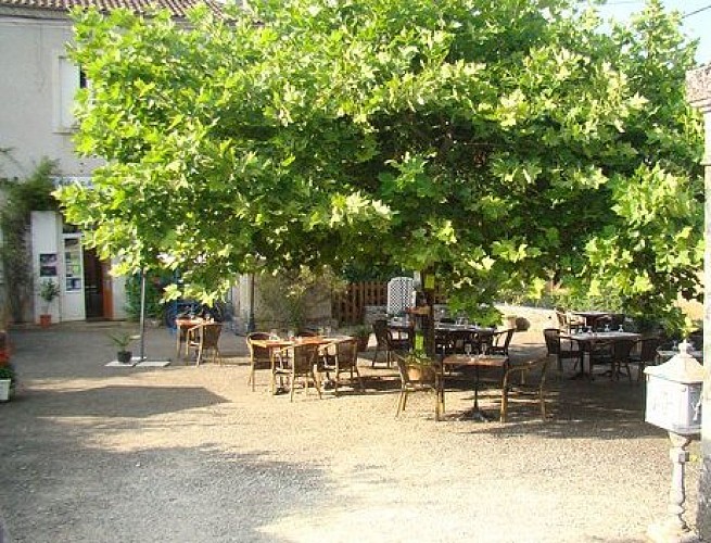 Terrasse auberge du château
