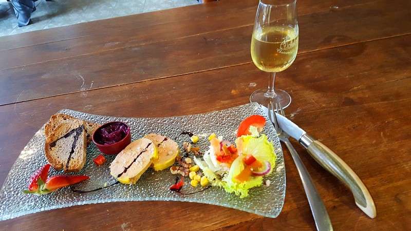 Entrée Foie Gras@château Le Verdoyer
