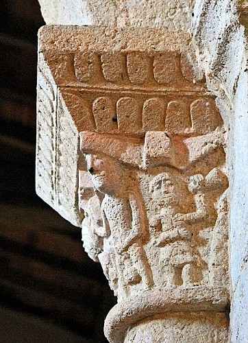 Pondaurat-eglise-St-Martin-de-Monphelix-Arc-triomphal-nord-c