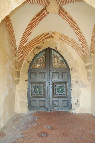Bourdalat - Eglise - Porte (2)