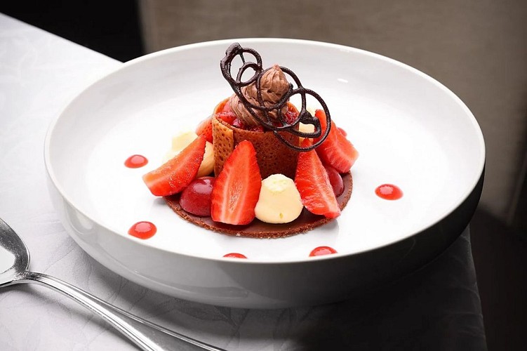 La Coquille - Hôtel Les Voyageurs dessert