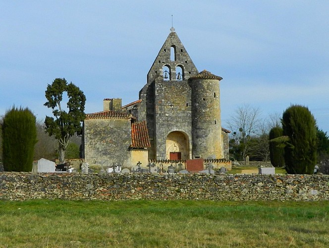 Escalans - Eglise Saint Jean Baptiste - Façade