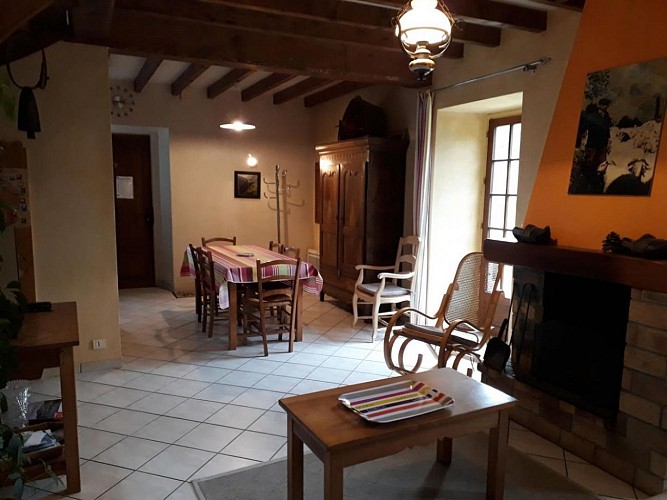 Maison Bidegay Sainte Engrâce montagne basque salon2