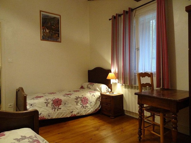 Maison Chambeau chambre deux lits - St Martin d Arrossa
