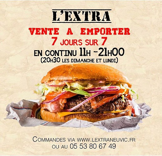 hamburger l'extra neuvic 