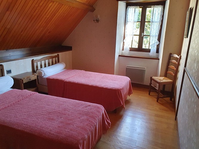 Chambre lits simples