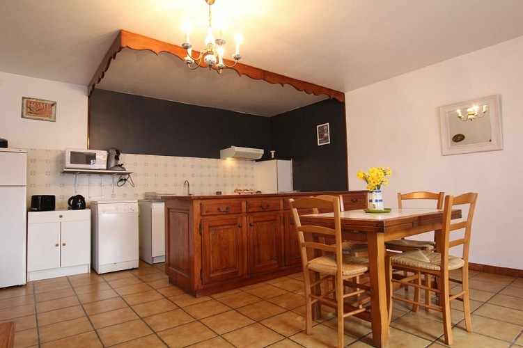 Appartement Aussel - cuisine - Uhart Cize