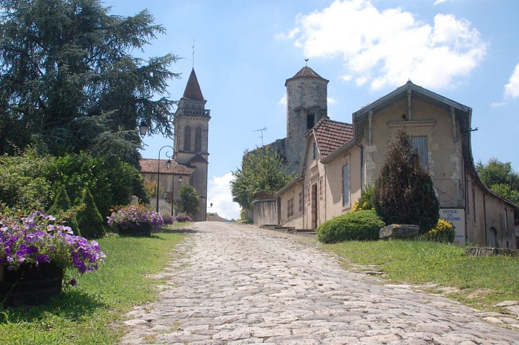 Saint Justin - Côte pavée horizontal