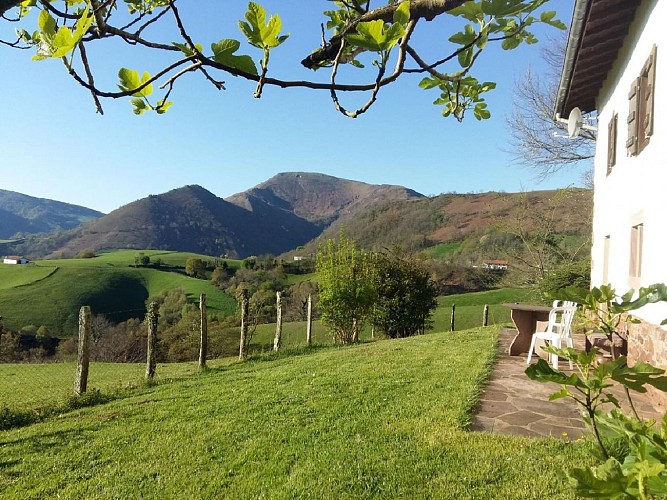 Maison Vignau Tuquet terrasse - Bidarray