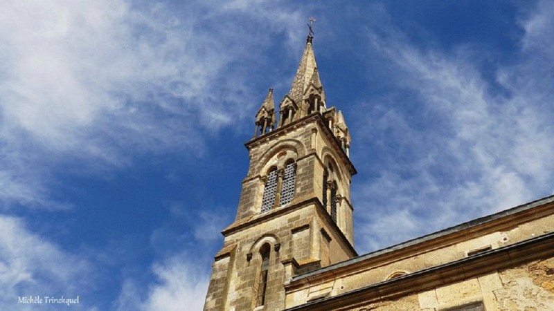 Clocher église de Mugron