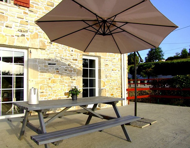 Barrokia, gite du Moulin - terrasse