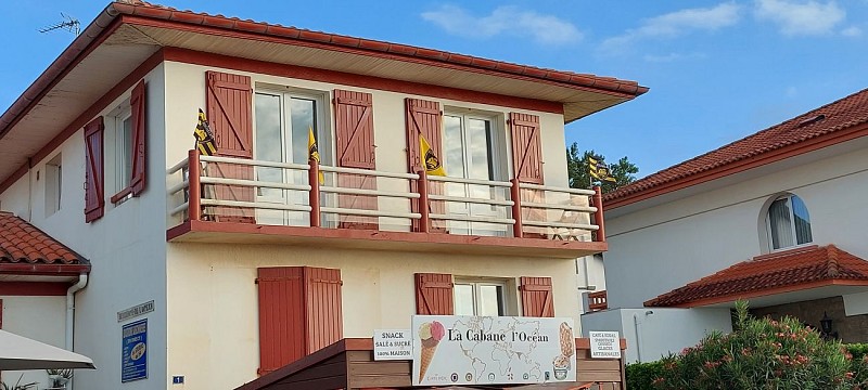 Pays Basque Hendaye Plage T4 appartement 7 personnes locations de vacances bord de mer Patricia Résidence Océan balcons Hendaye Toursime