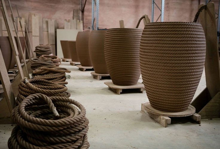 Poteries Goicoechea - travail en atelier - Ossès