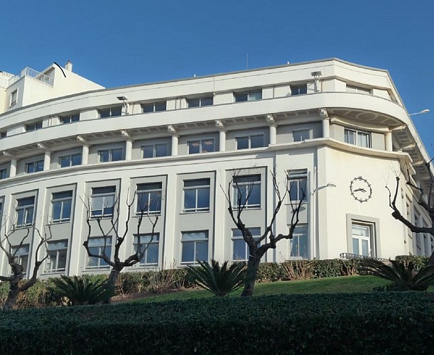 Mairie-Biarritz- Vue depuis l'espalanade du casino
