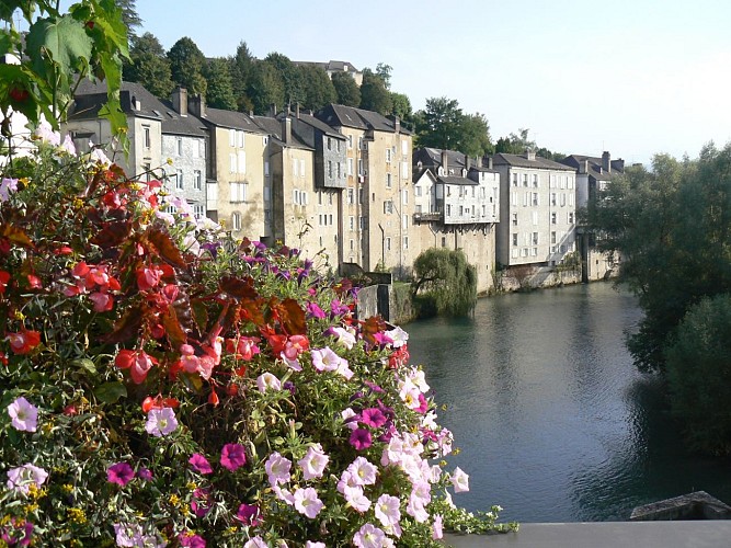 Oloron Sainte-marie - Façades gave d'Aspe IV (Office de Tourisme du Piemont Oloronais)