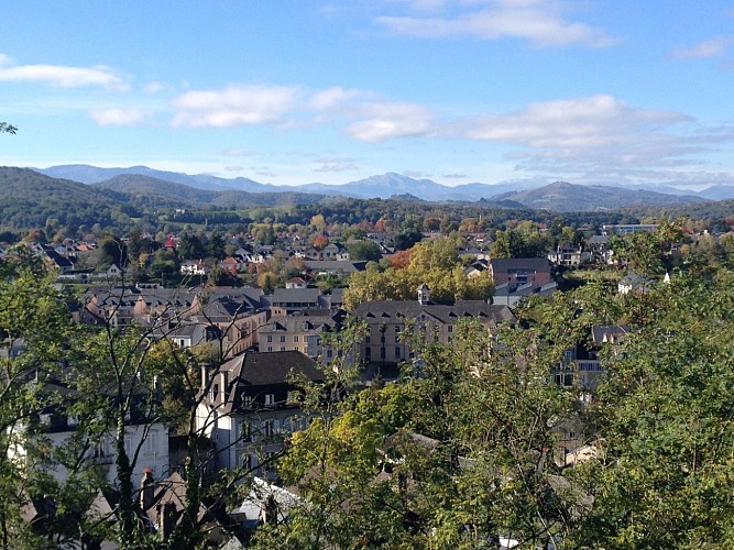 Oloron Sainte-Marie - Quartier Sainte-Croix - Vue de Bellevue (Office de Tourisme du Piemont Oloronais)